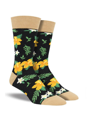 Men's Aloha Floral Socks