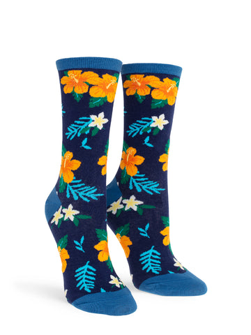 Women's Aloha Floral Socks