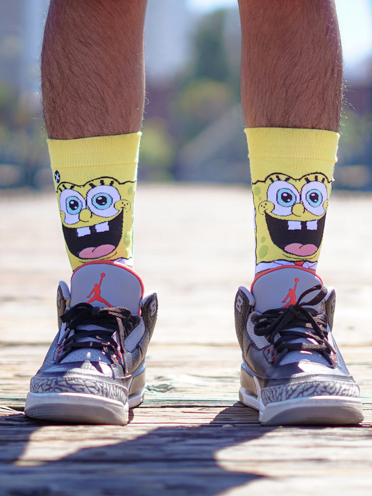 Spongebob Faces Boy Short – Socks and Bottoms