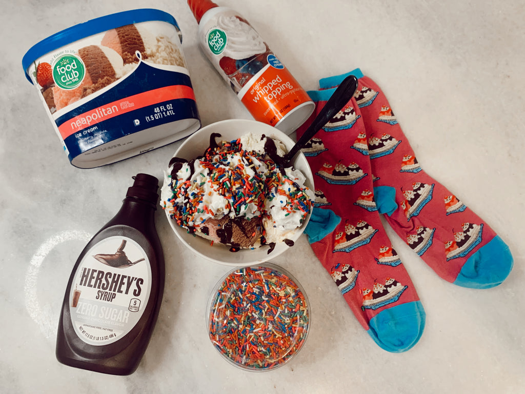 Socks + Ice cream?? Yes! | Sock City