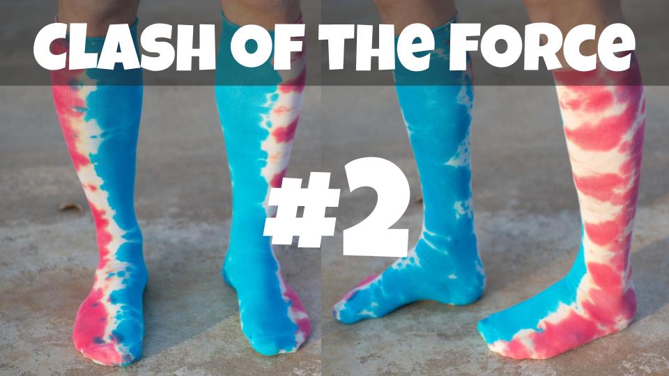 Clash of the Force | Star Wars Inspired Tie Dye Socks | Episode 2/7
