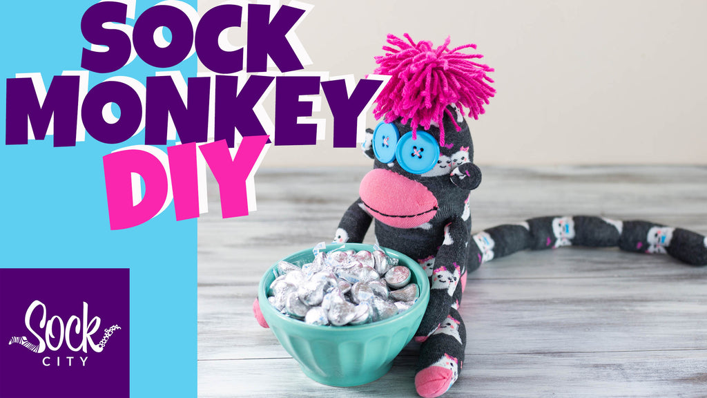 DIY Sock Monkey | No Upside Down Pattern: Keep the Sock Up Right