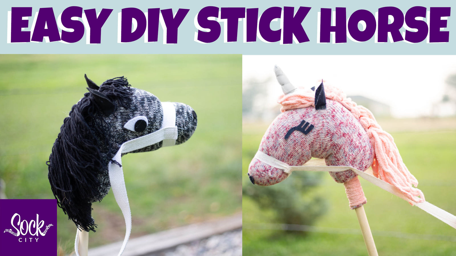 How to Make a DIY Stick Horse or Hobby Horse--Even Make It a Unicorn!