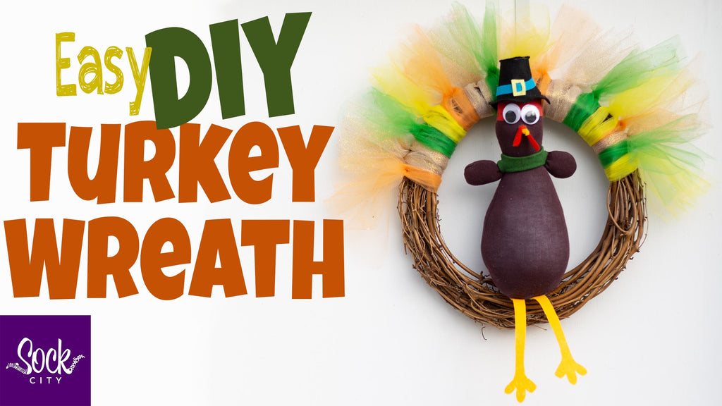 Turkey Wreath | Easy DIY | Fall & Thanksgiving Decorations