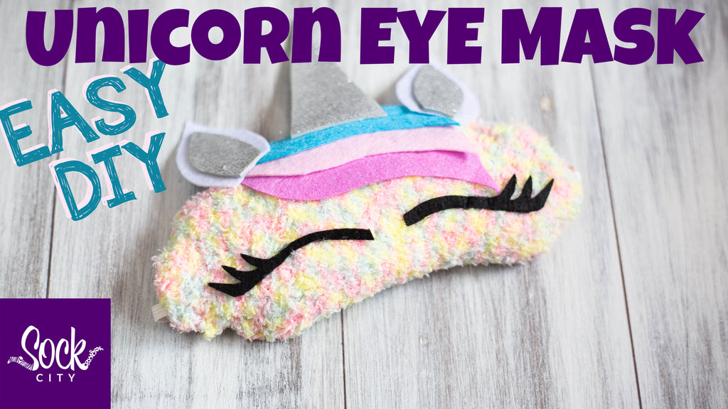 DIY Unicorn Eye Mask with Lavender Scented Rice
