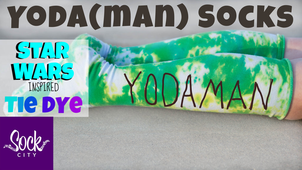 Yoda Socks | Star Wars Inspired Tie Dye Socks | Episode 4/7