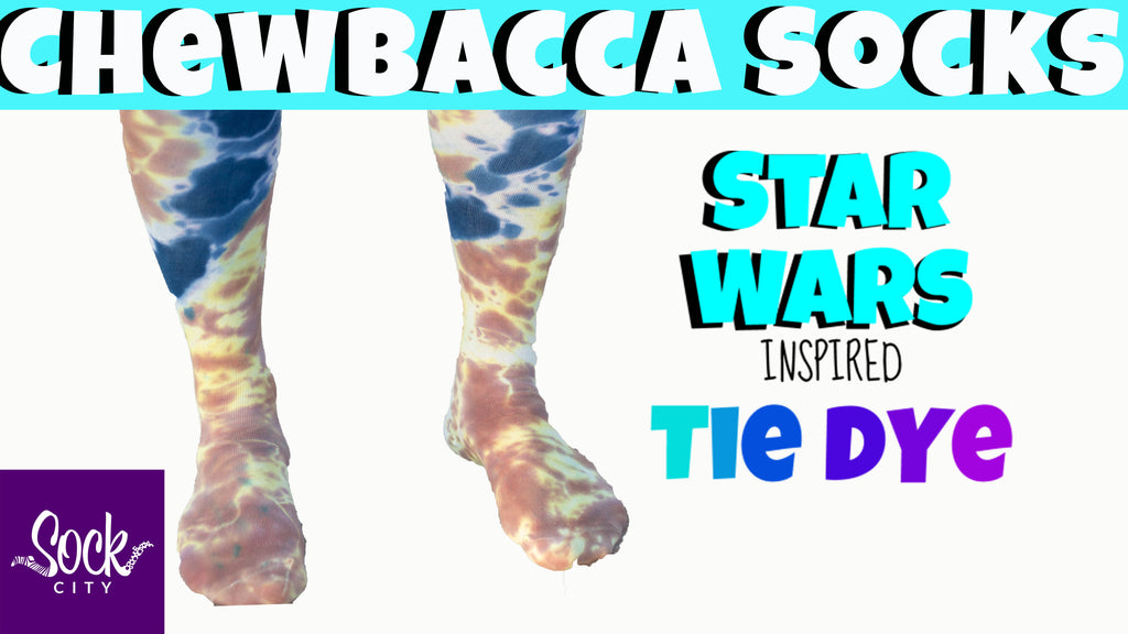 Chewbecca Socks | DIY Star Wars Inspired Tie Dye Socks | Episode 6/7