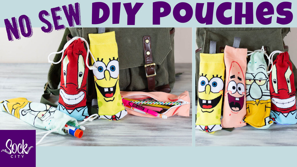 Easy DIY Pencil Case or Make Up Bag | Zippered or Drawstring | No Sew