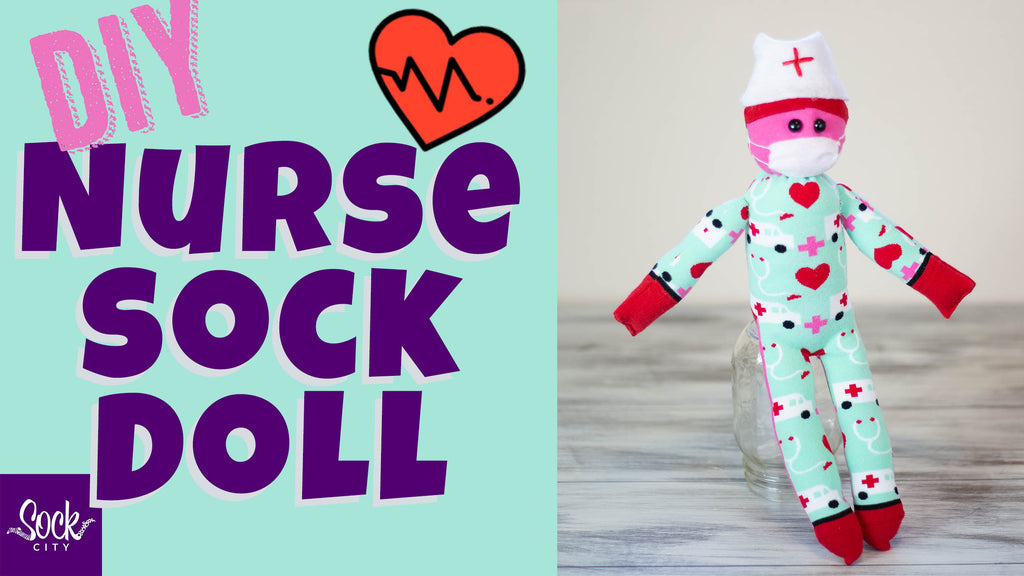 How to Make a Nurse Sock Doll | DIY Doll from Socks