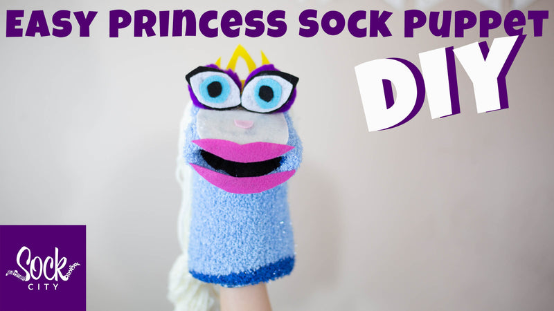 Easy Princess Sock Puppet DIY