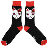 Men's Demon Slayer Fox Mask Sock