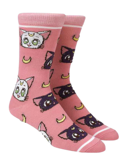 Women's Luna and Artemis Sailor Moon Socks