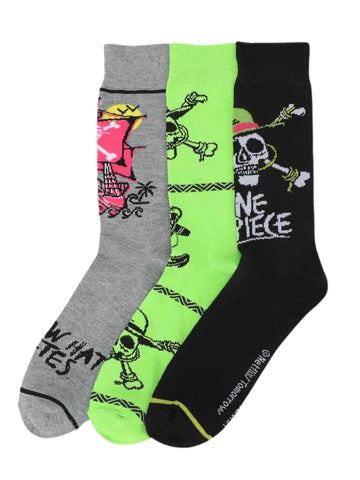 One Piece Icons 3 Pack Socks