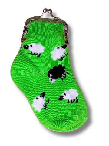 Black Sheep Sock Coin Purse