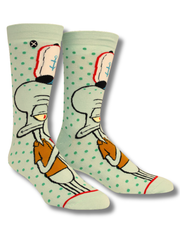 Men's Nickelodeon - Moody Squidward Socks