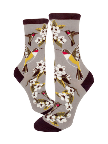 Women's Hummingbird Garden Socks