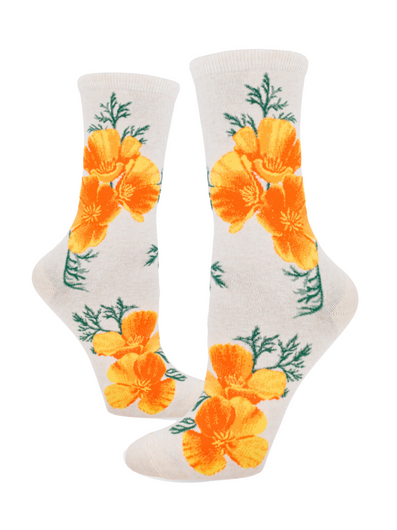 Women's California Poppy Socks