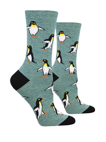 Women's Bamboo Penguin Personality Socks