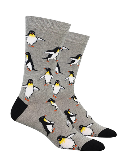 Men's Bamboo Penguin Personality Socks