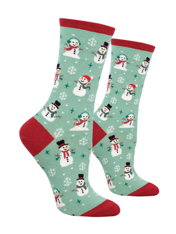 Women's Winter Snowman Socks