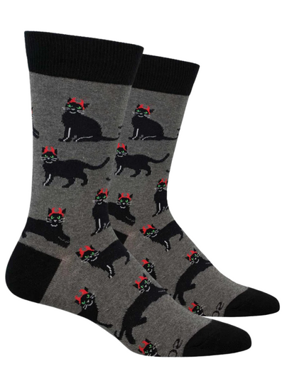 Men's Devilish Cats Socks