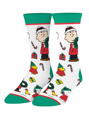Men's Charlie Brown Christmas Socks