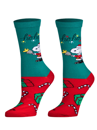 Women's Snoopy Claus Socks