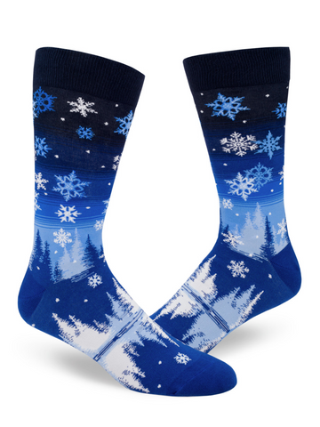 Men's Snowflakes Socks