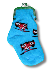 Cute Owl Sock Coin Purse