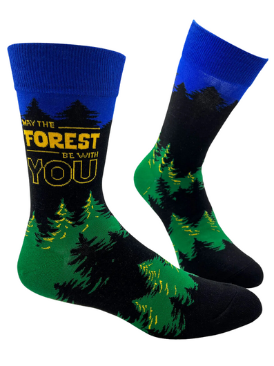 Men's May The Forest Be With You Socks