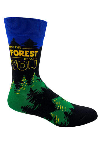 Men's May The Forest Be With You Socks