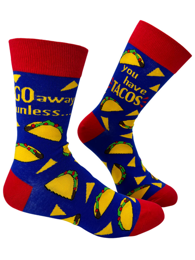 Men's Go Away Unless You Have Tacos Socks