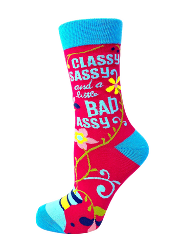 Women's Classy Sassy Bad Assy Socks