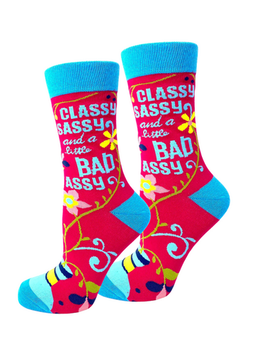 Women's Classy Sassy Bad Assy Socks