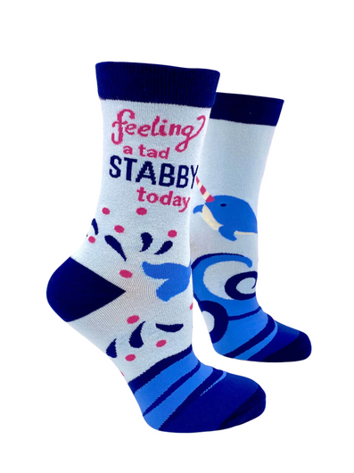 Women's Feeling A Tad Stabby Socks