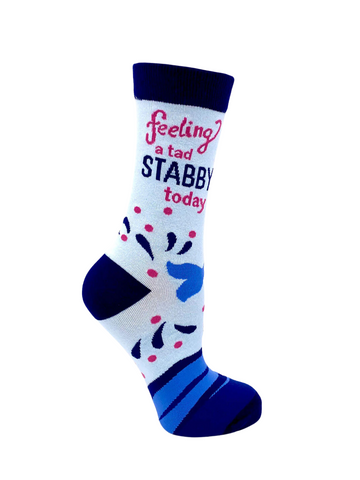 Women's Feeling A Tad Stabby Socks