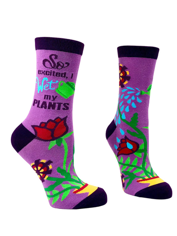 Women's I Wet My Plants Socks