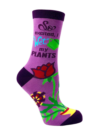 Women's I Wet My Plants Socks