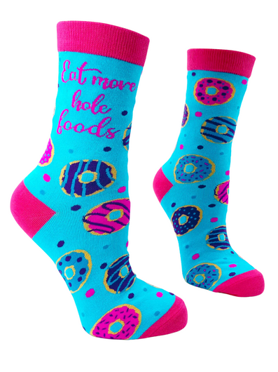 Women's Eat More Hole Foods Socks