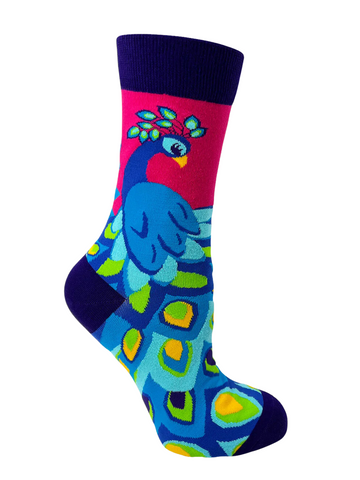 Women's Pretty Little Peacock Socks