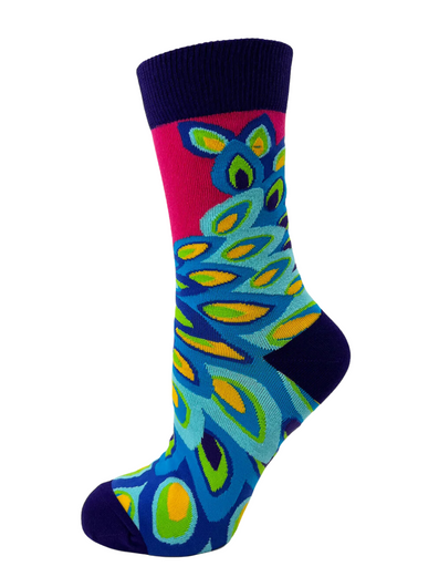 Women's Pretty Little Peacock Socks