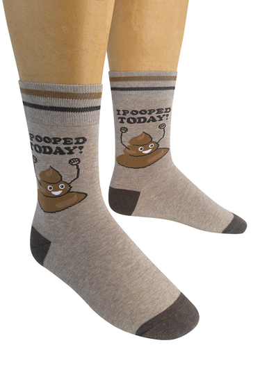 Men's I Pooped Today Socks