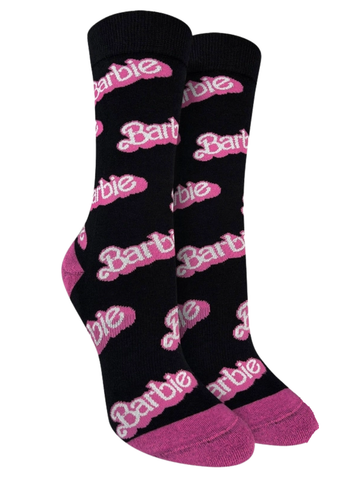 Women's Barbie 90's Logo Socks