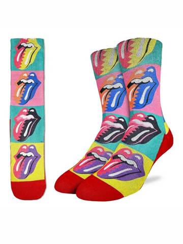 Men's - Rolling Stones Hot Lips Pop Art Socks
