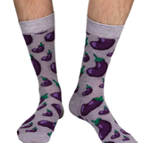 Men's Eggplant Socks