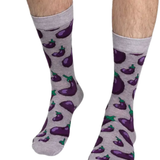 Men's Eggplant Socks