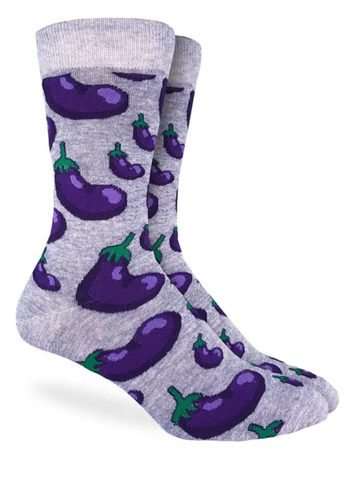 Men's Eggplant Socks