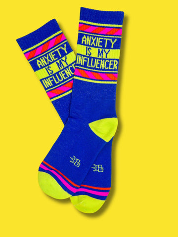 Men's Anxiety Is My Influencer Socks