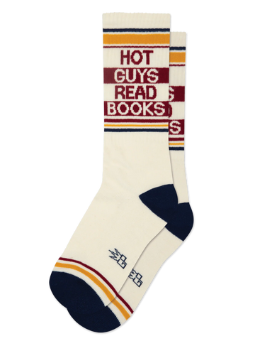 Men's Hot Guys Read Books Socks