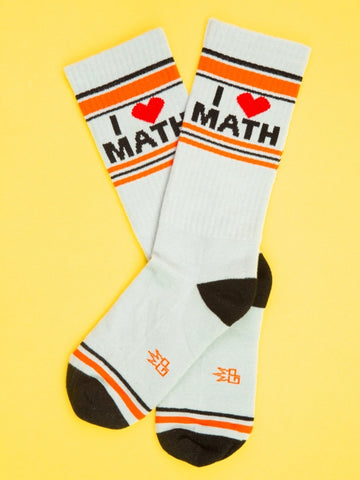 Men's I Love Math Socks